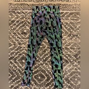 Reflective Curves and Combat Boots Leggings